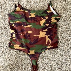 Camo bodysuit S